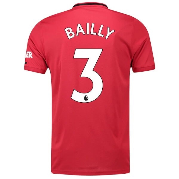 Maillot Football Manchester United NO.3 Bailly Domicile 2019-20 Rouge